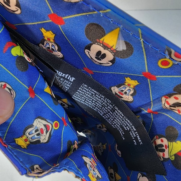 Loungefly Disney Brave Little Tailor Mickey and Minnie Bifold Wallet - Picture 7 of 8